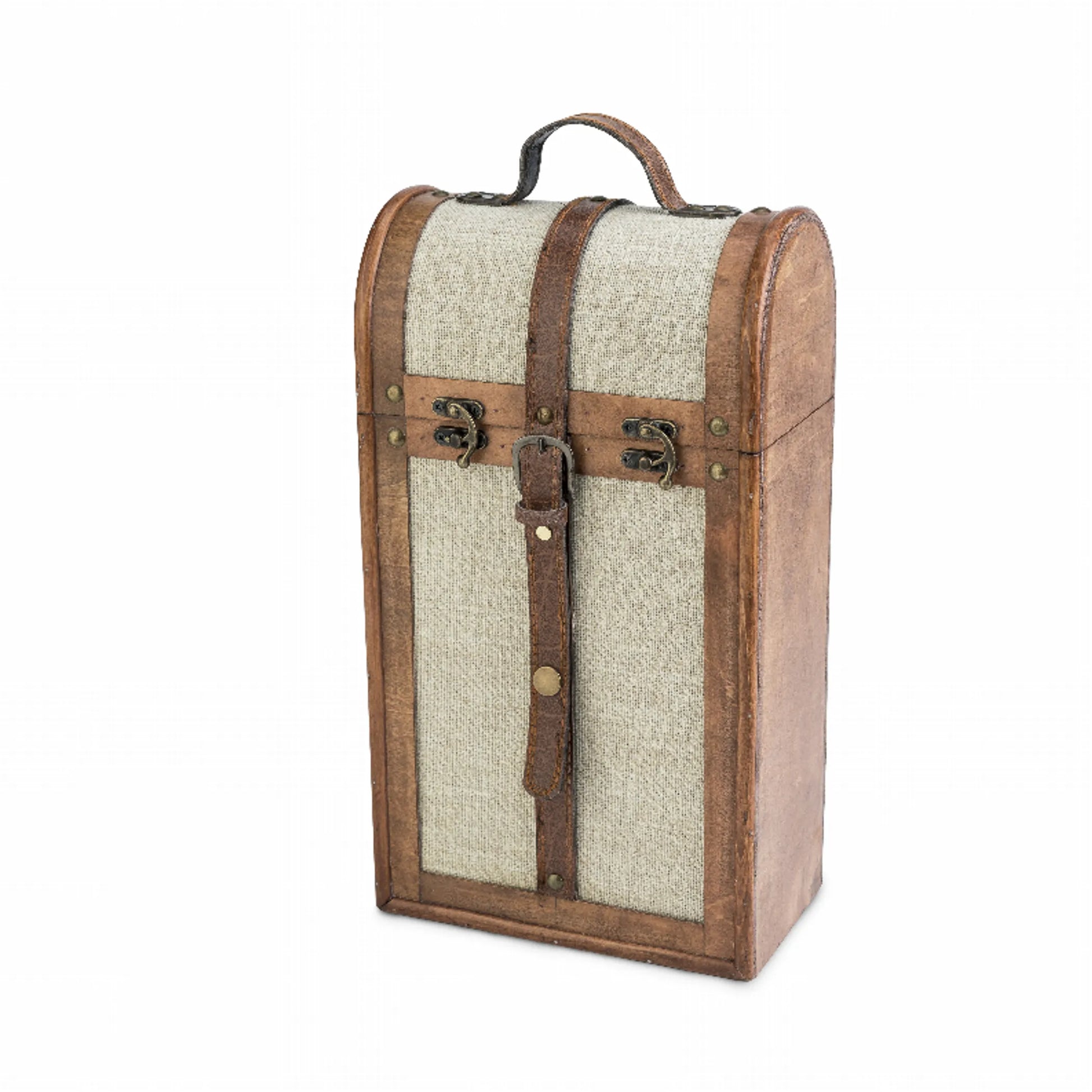 2 Bottle Vintage Trunk Wine Box